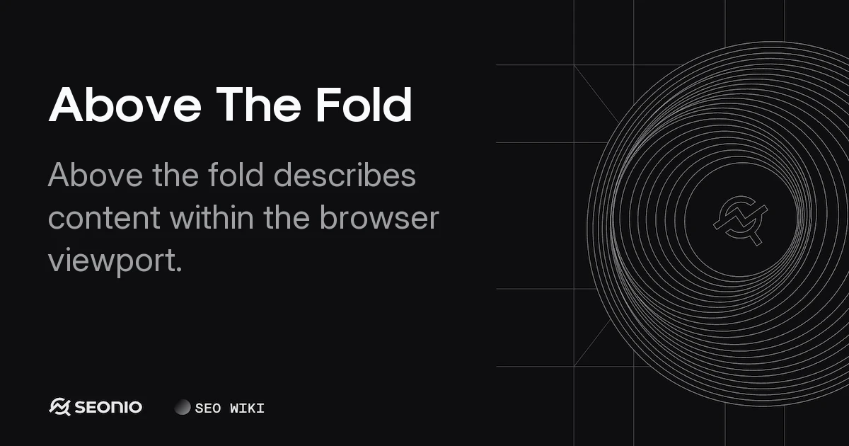 Above the Fold: Web Design Definition & Best Practices
