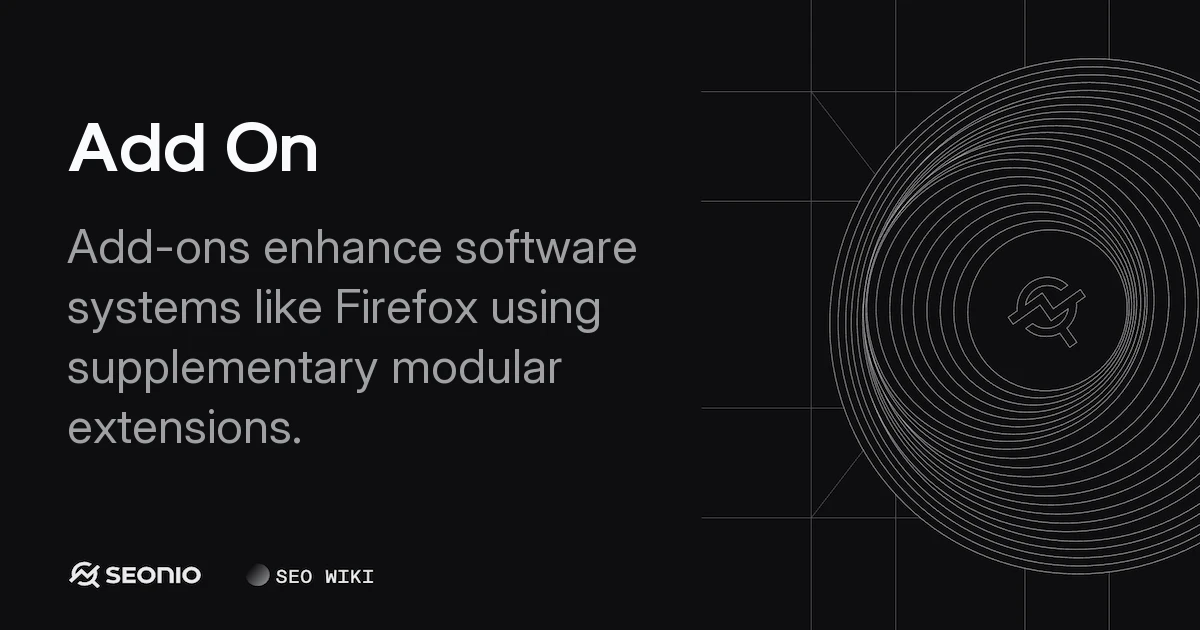 Add On Guide: Definition, Component Types, and Usage