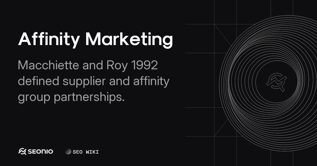 Affinity Marketing: Definition, Strategy & Examples