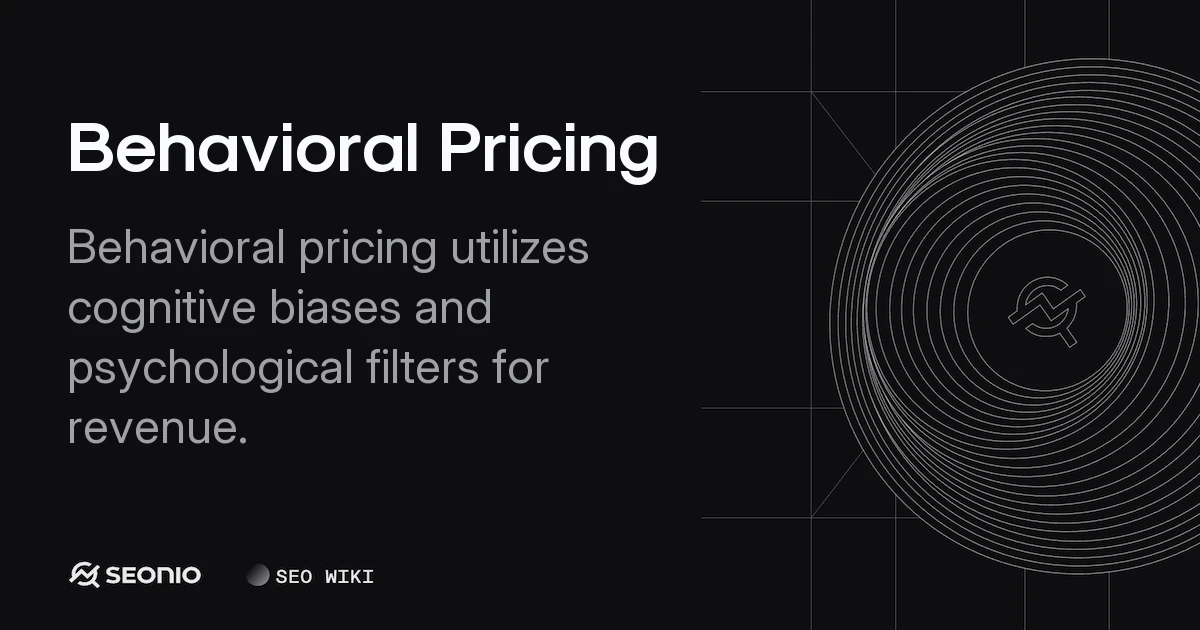 Behavioral Pricing: Principles, Effects, and Examples