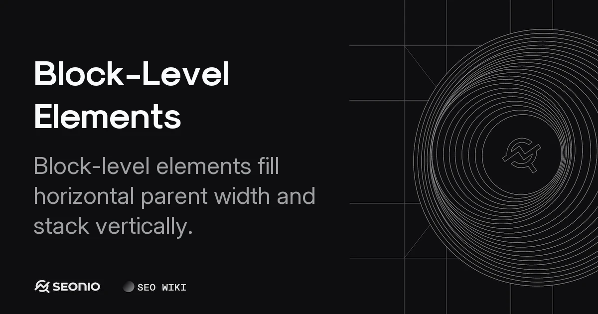 Block-Level Elements: HTML Definition & Examples