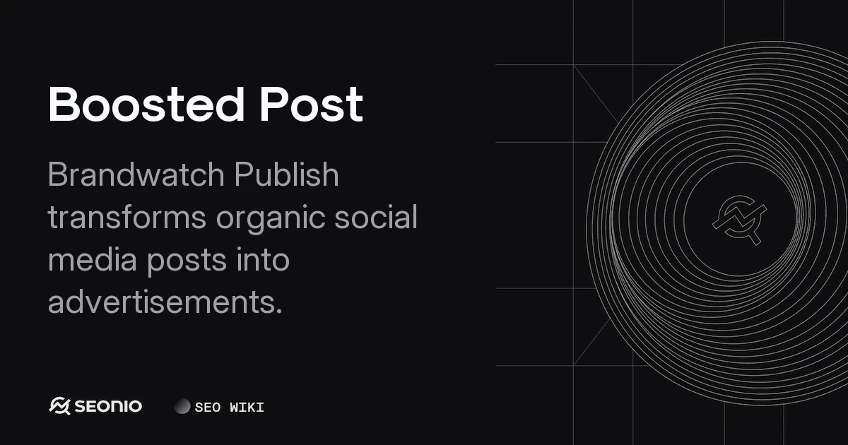 Boosted Post: Social Media Ads & Mobile Services