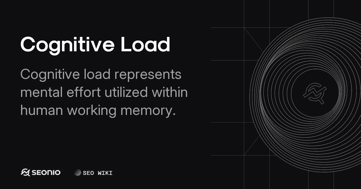 Cognitive Load: Definition, Types, and UX Best Practices