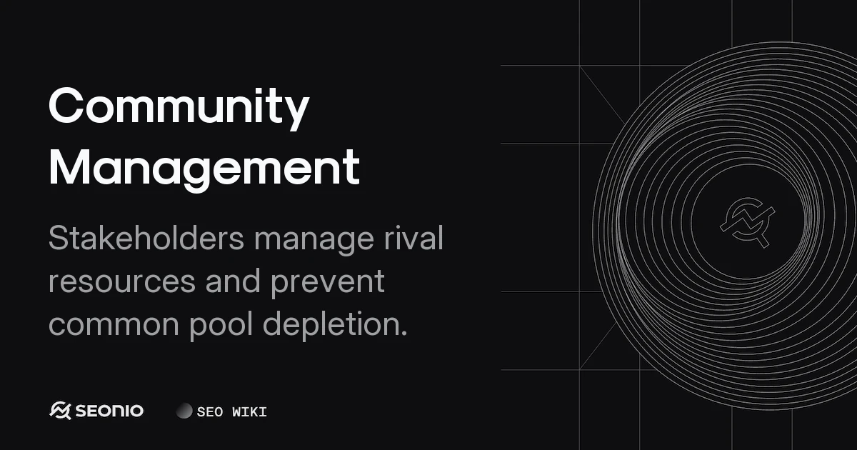 Community Management: Governance & Best Practices