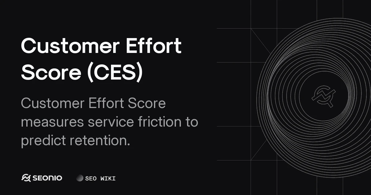 Customer Effort Score (CES): Definition & Methodology