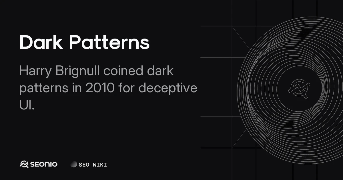Dark Patterns: Deceptive UI Design and Regulations