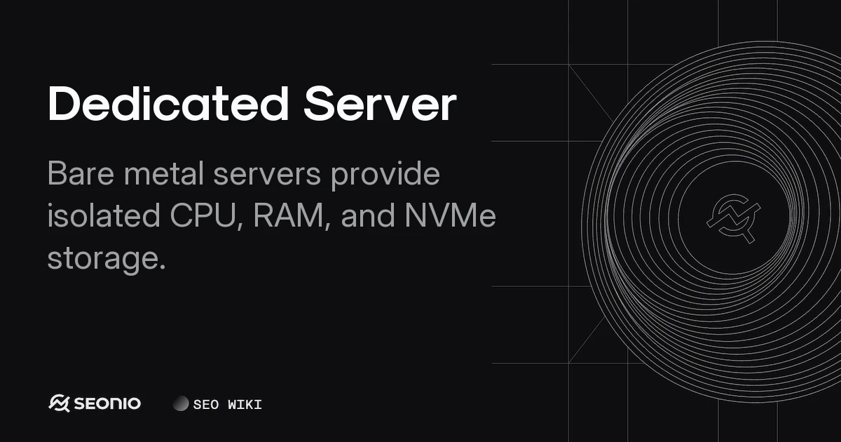 Dedicated Server: Architecture, Benefits, and Tiers