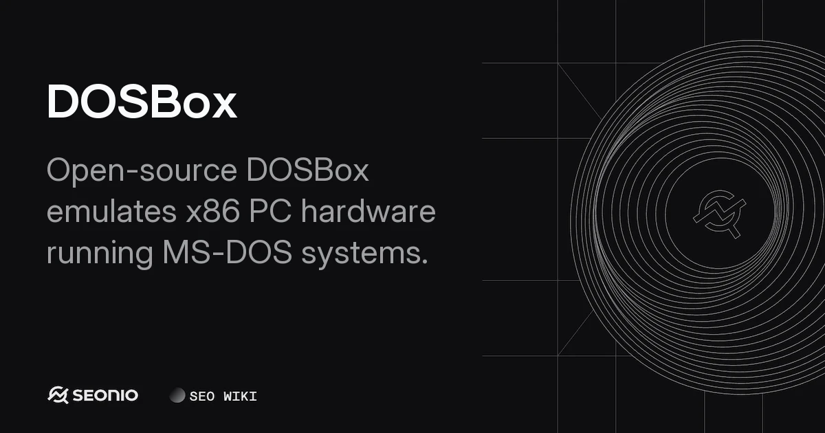 DOSBox: Emulate MS-DOS for Legacy Games & Software