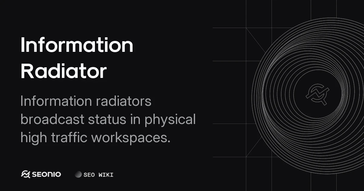 Information Radiator: Definition, Benefits & Examples