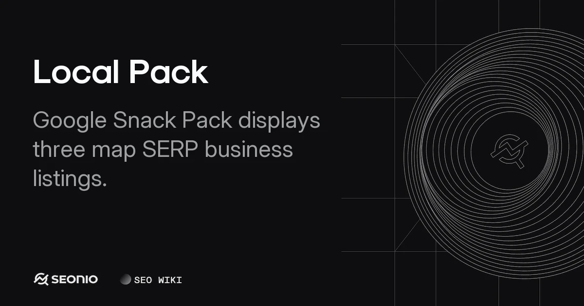Local Pack Overview: Ranking Factors and Optimization
