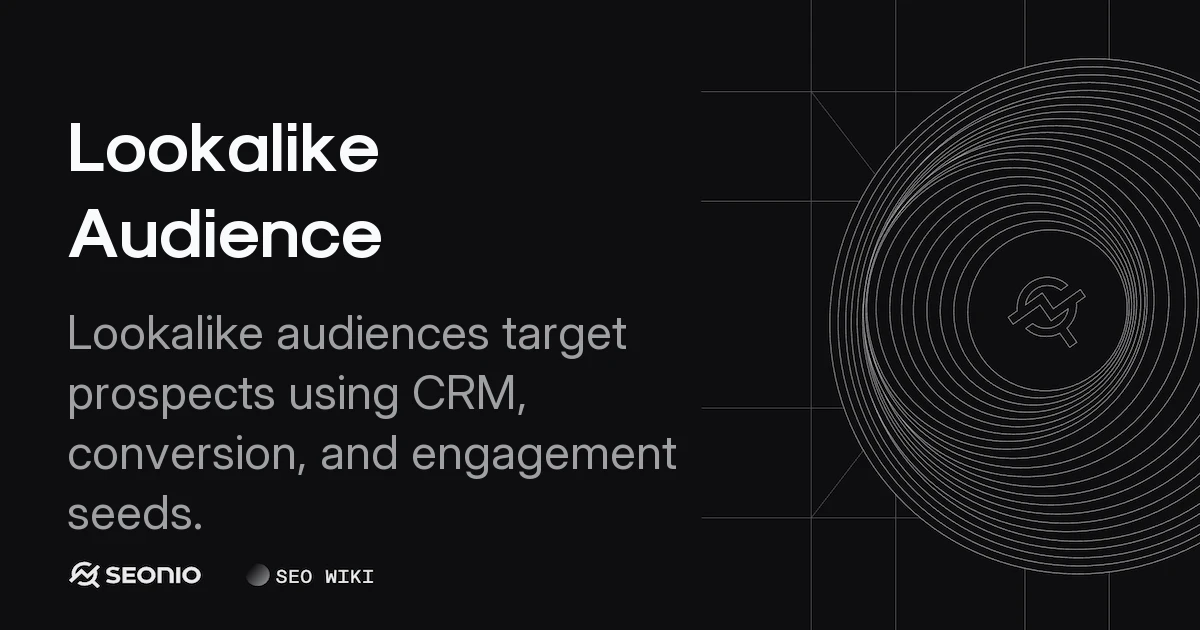 Lookalike Audience: Definition, Setup & Best Practices