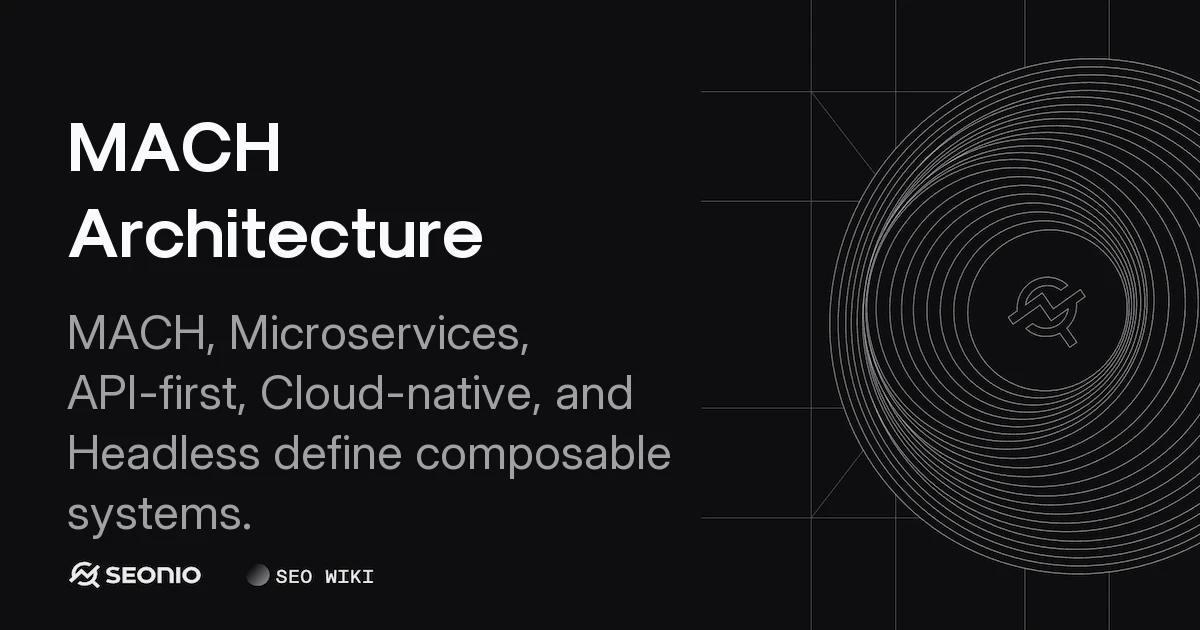 MACH Architecture: Microservices, API, Cloud & Headless