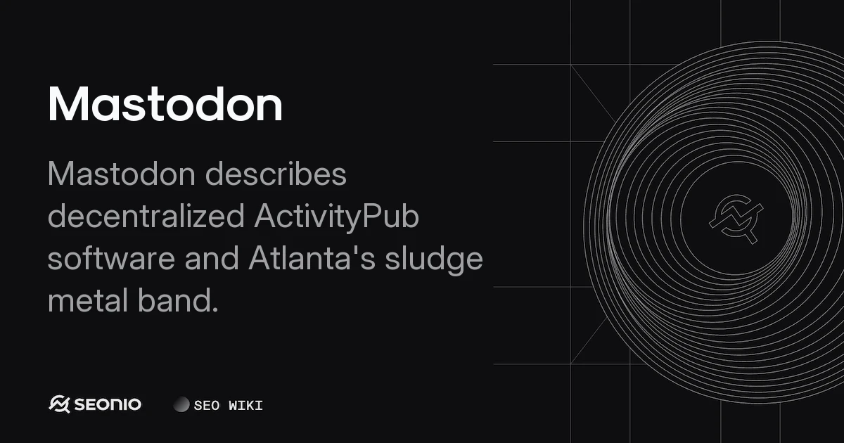Mastodon: Social Media Platform vs. Heavy Metal Band