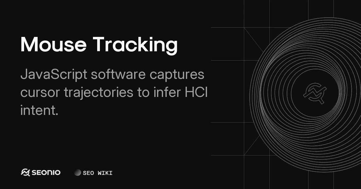Mouse Tracking: Technology, Data & UX Methodology