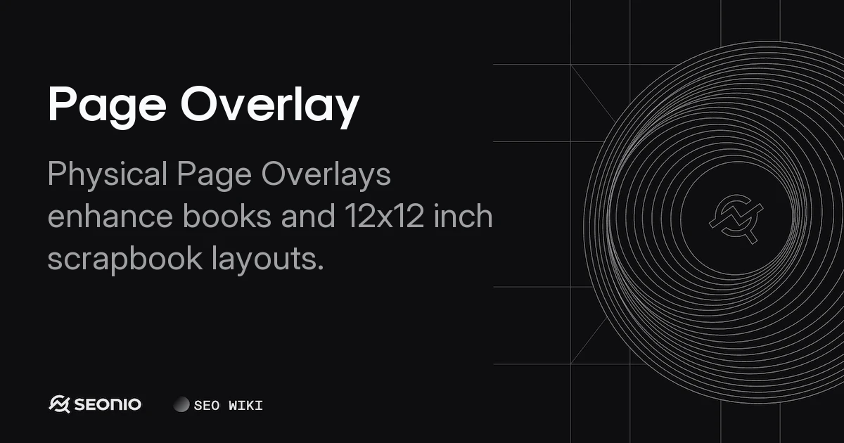 Page Overlay: Book Inserts and Scrapbook Templates