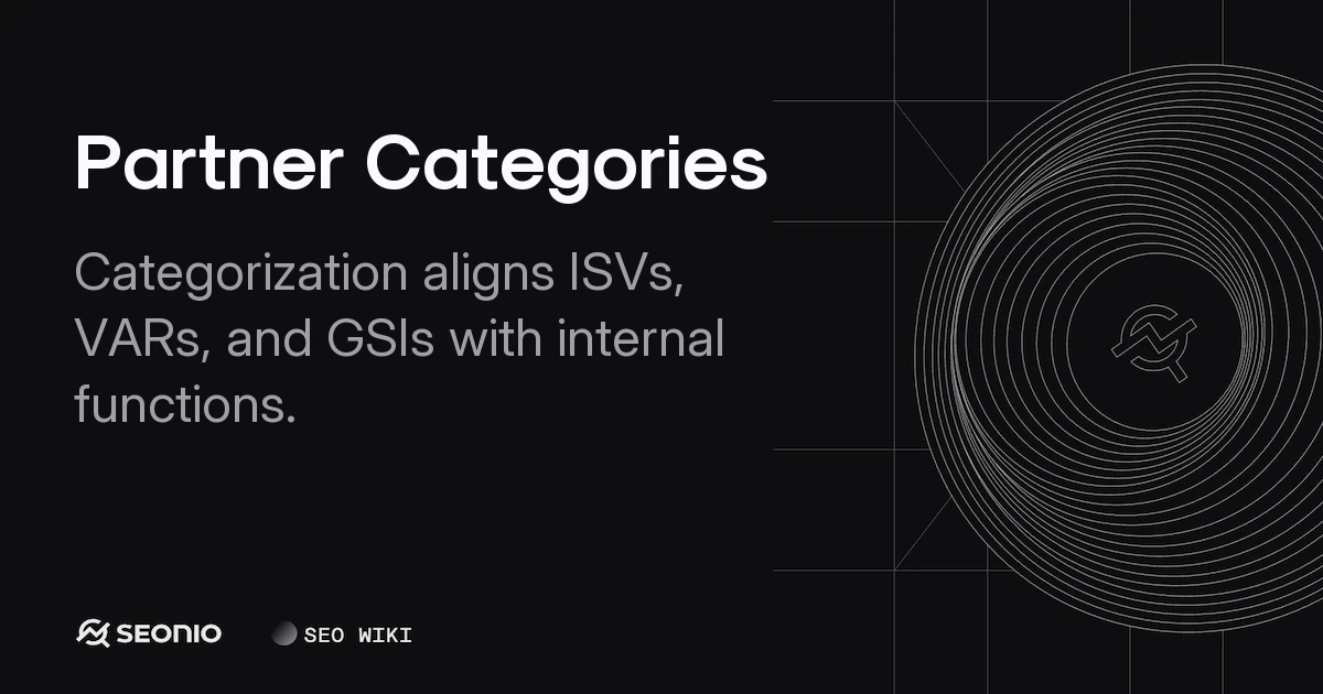 Partner Categories: Strategic Classification Framework