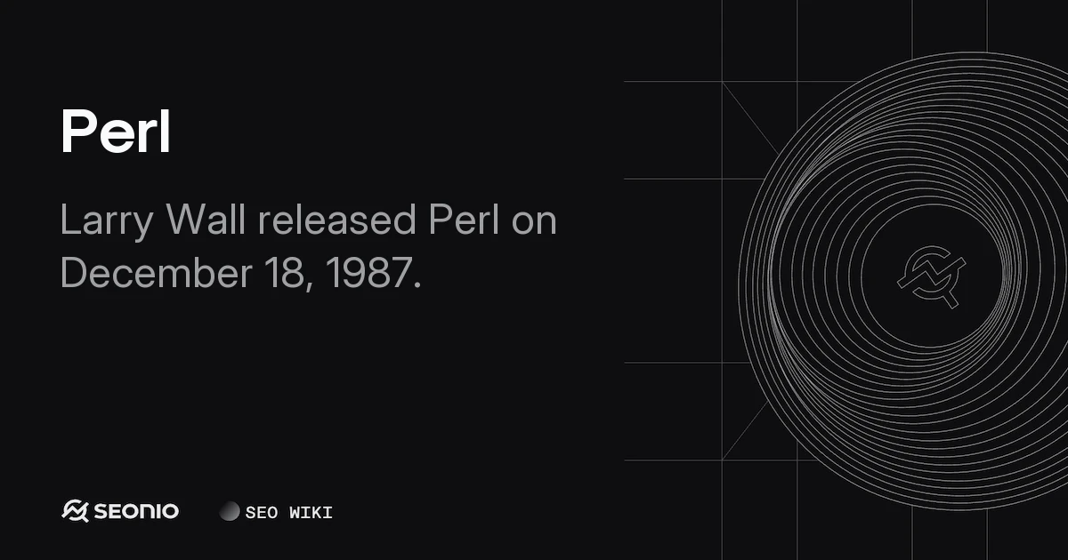 Perl Programming Language: CPAN, Syntax & Core Usage