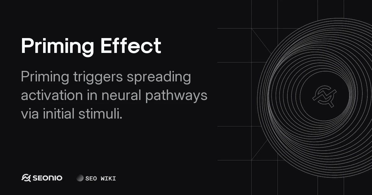 Priming Effect: Definition, Mechanisms & Marketing