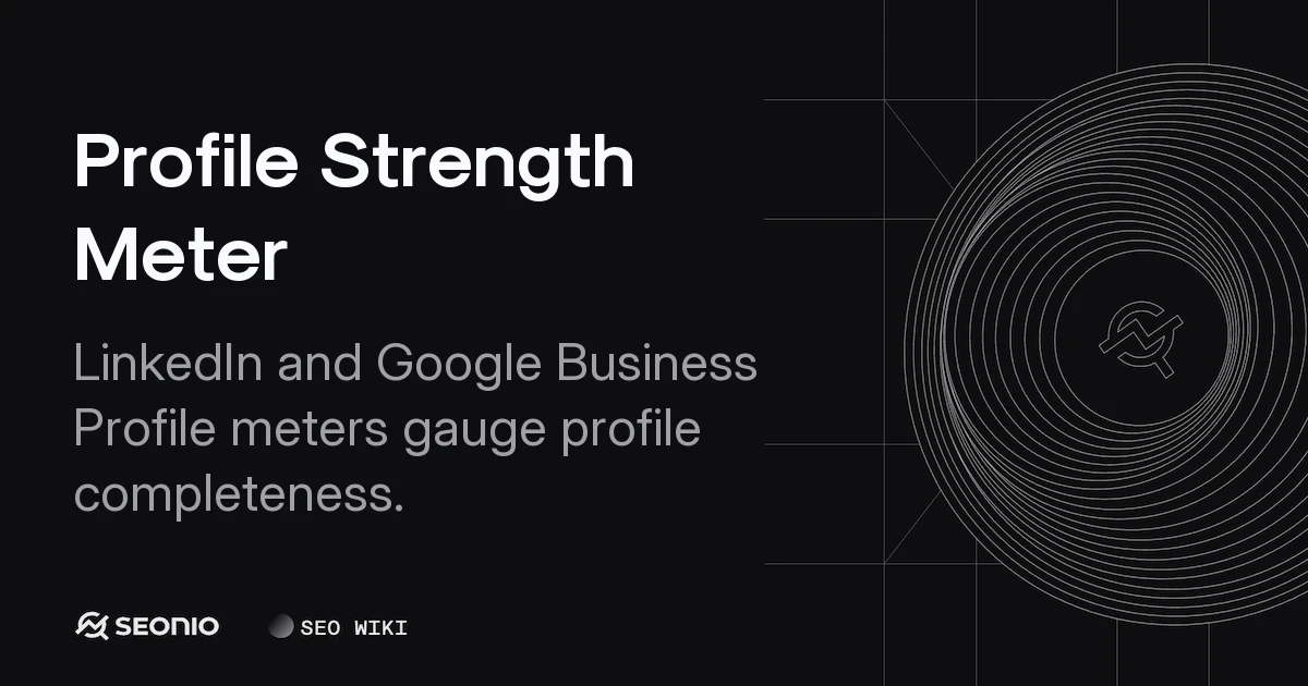 Profile Strength Meter: Usage Guide & Requirements