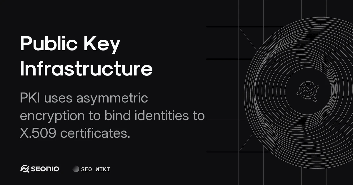 Public Key Infrastructure: Architecture & Components