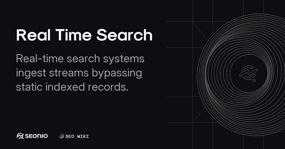 Real Time Search: Definition, Mechanics & Usage