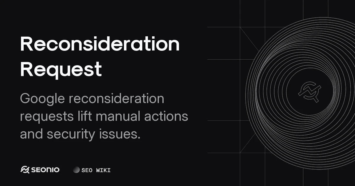 Reconsideration Request: Process & Best Practices