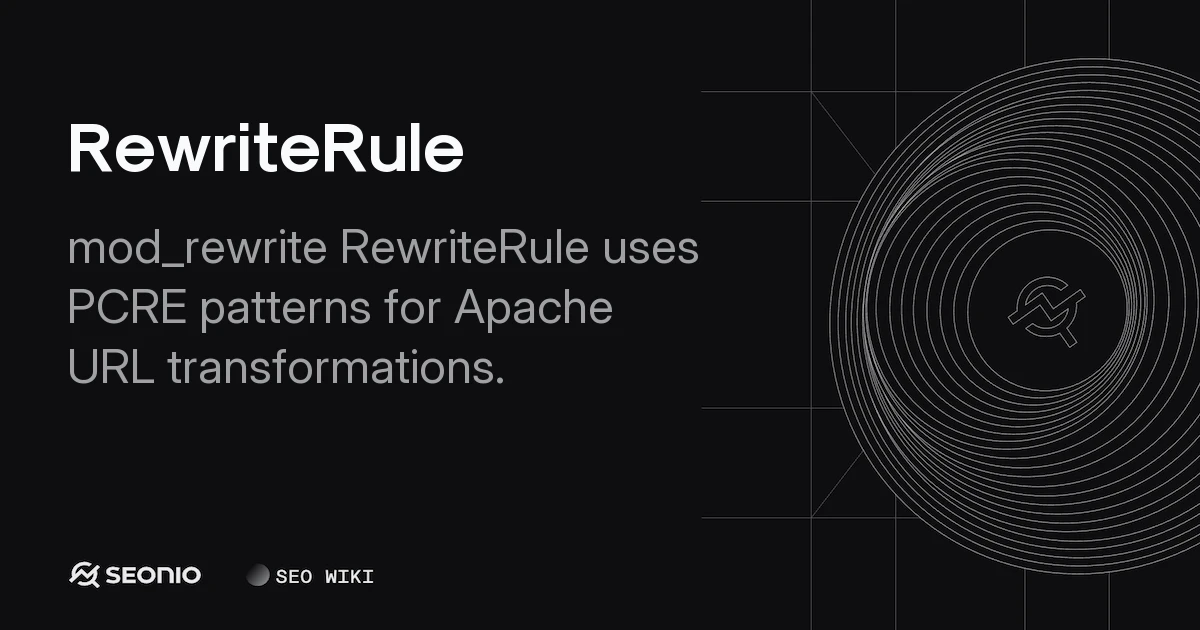 RewriteRule Guide: Apache mod_rewrite Syntax & Flags