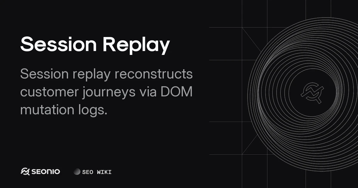 Session Replay: Definition and Technical Guide