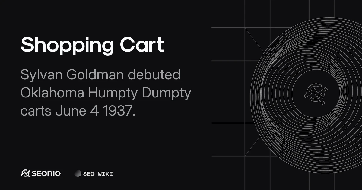 Shopping Cart Overview: History, Types & Specifications