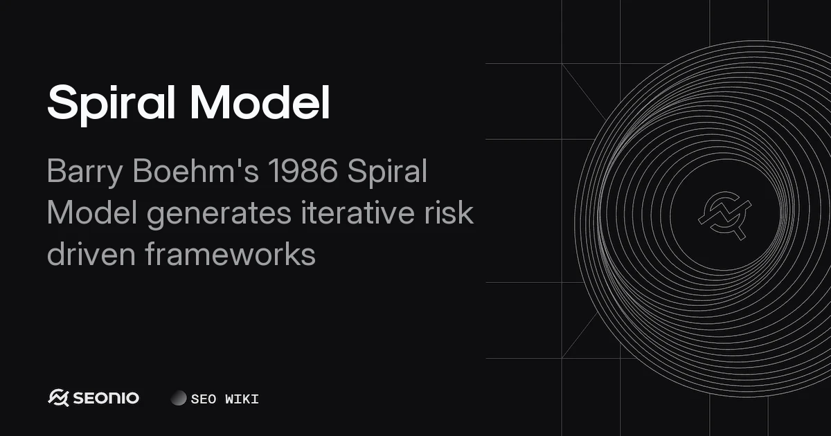 Spiral Model: Risk-Driven SDLC Phases and Process