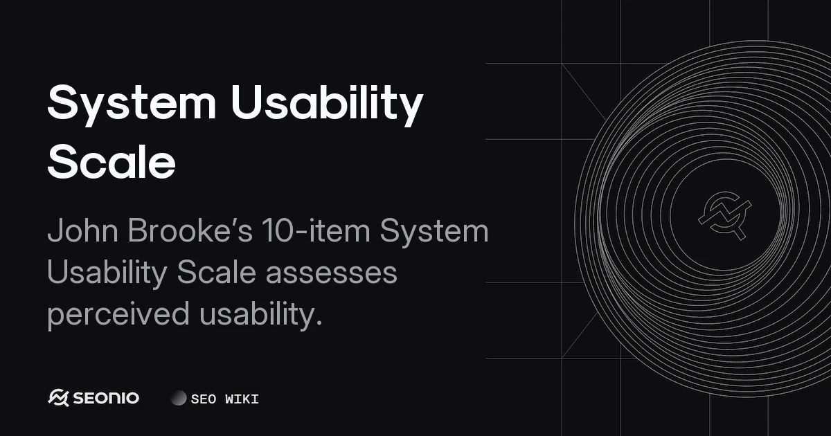 System Usability Scale: Guide to Scoring & Benchmarks