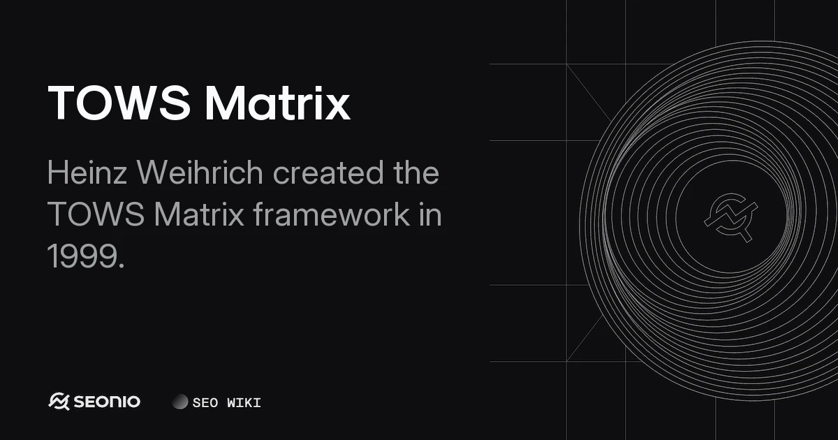 TOWS Matrix Guide: Definition, Strategies & Examples