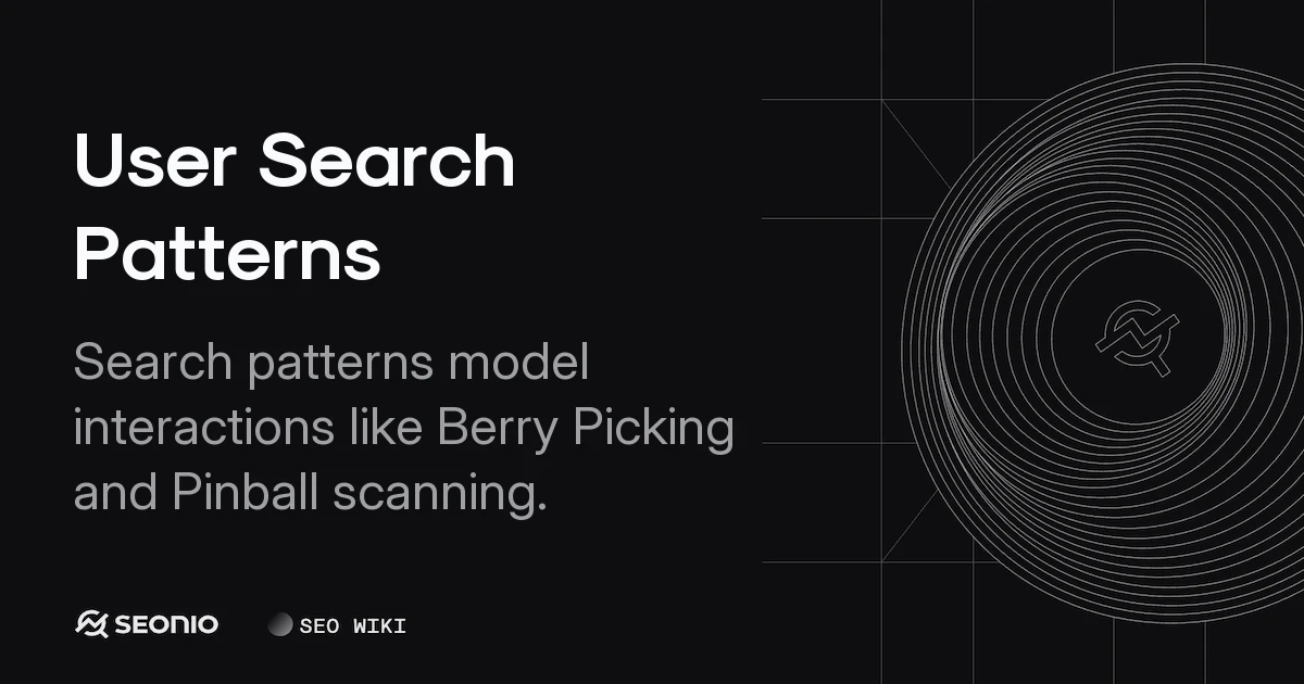 User Search Patterns: Behavioral Models and UX Guide