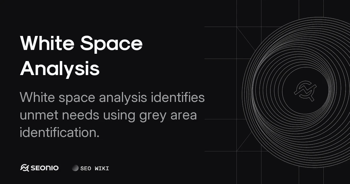 White Space Analysis: Definition, Process & Strategy