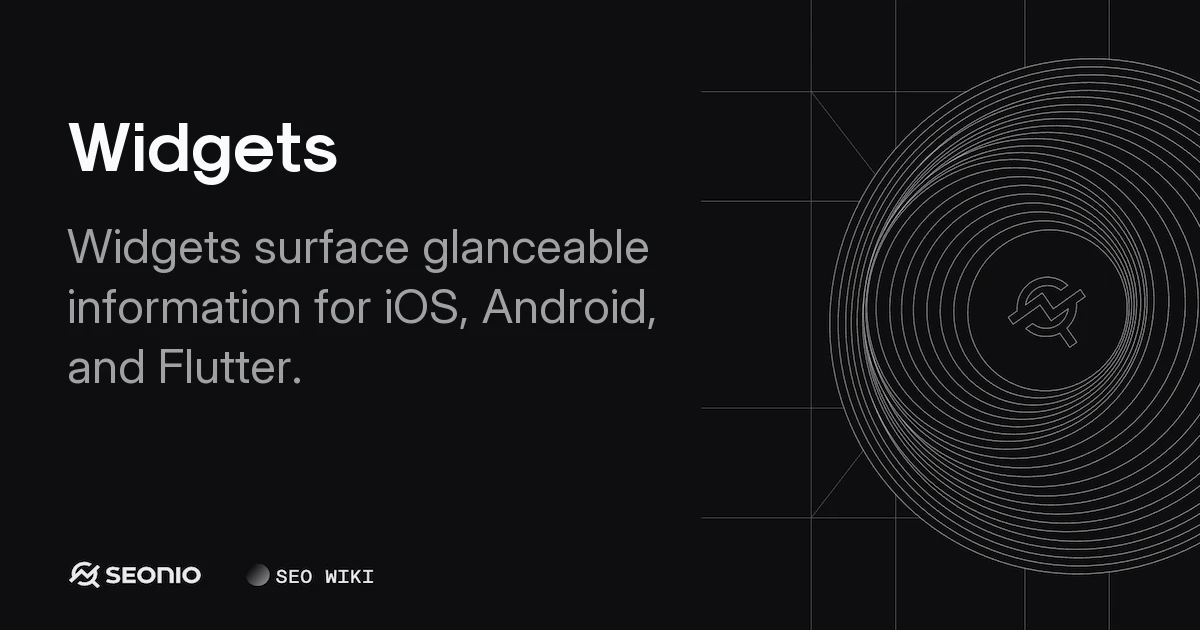 Widgets: A Guide to Mobile UI and Flutter Frameworks